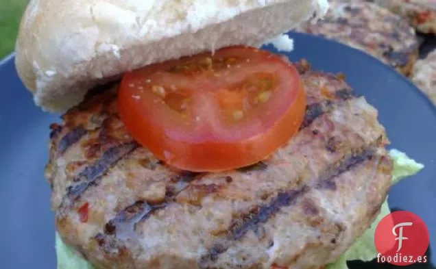 Hamburguesas de Pavo con Queso de Verano