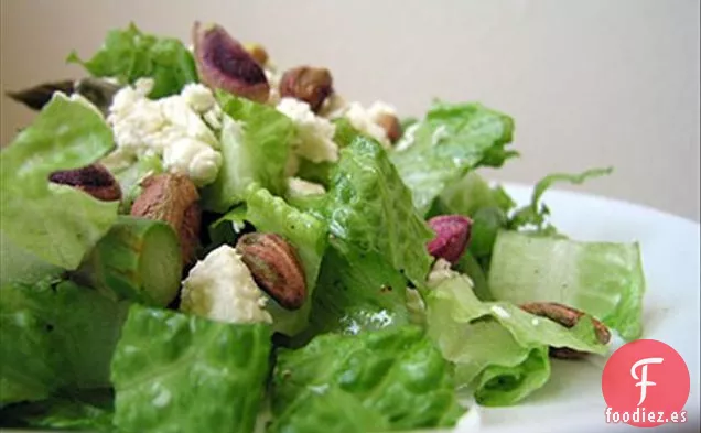 Ensalada de Espárragos, Frijoles y Pistachos