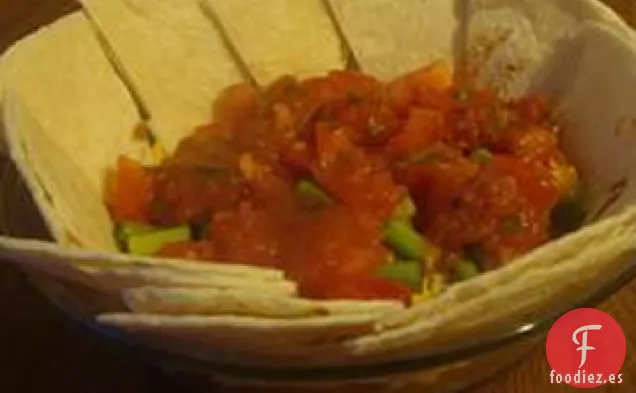 Ensalada de Frijoles Refritos