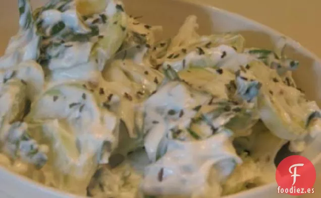 Ensalada de Yogur, Pepino y Lechuga