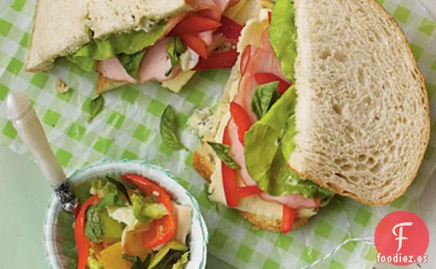 Sándwiches de Masa Madre de Jamón y Fontina