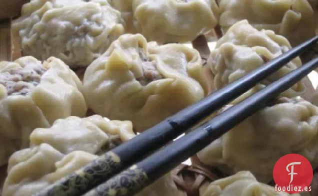 Shumai de Pollo y coco al vapor (Dim Sum)