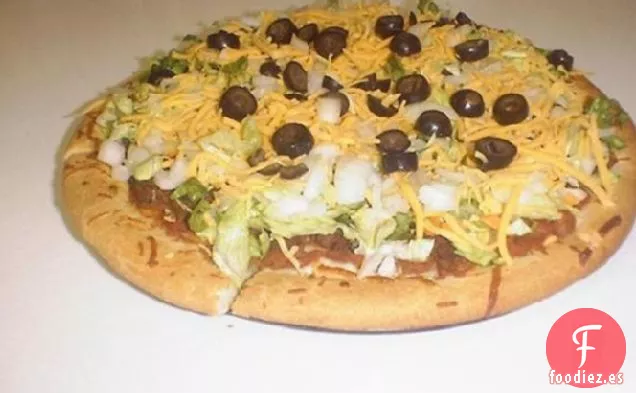 Pizza de Tacos Fácil