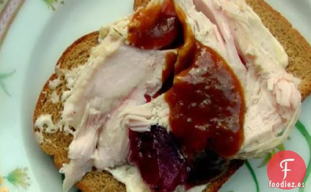 Sándwich de Pavo del Día Después del Día de Acción de Gracias del Agente Inmobiliario