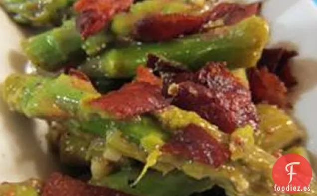 Ensalada de Espárragos y Panceta