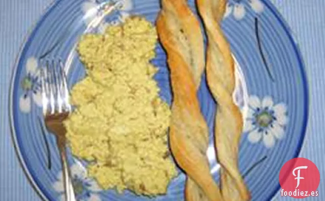 Huevos Revueltos Cremosos al Curry