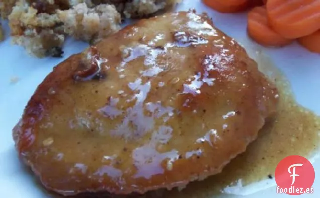 Chuletas de Cerdo con Mostaza de Arce