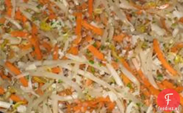 Ensalada de Brotes de Soja y Zanahoria