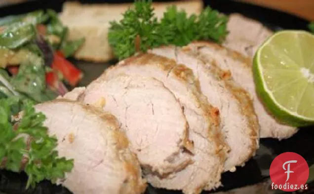 Solomillo de Cerdo a La Parrilla con Ajo