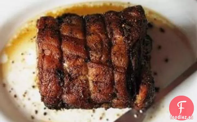 Lomo de Cerdo Asado con Salsa de Cerveza