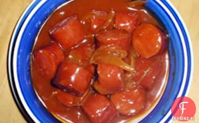 Kielbasa Agridulce de Cocción lenta
