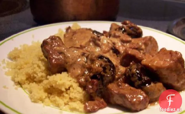 Solomillo de Cerdo Zurie's Con Yogur, Mostaza y Ciruelas Pasas