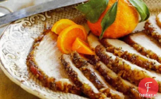 Receta De Jamón De Pacana, Bourbon Y Jarabe De Caña