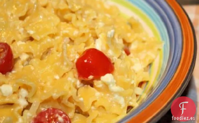 Pasta con Limón y Queso Feta