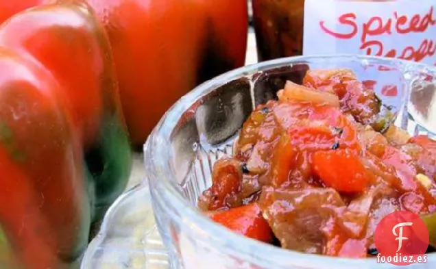 Condimento de Pimienta India con Rubí y Esmeralda Especiado-Chutney