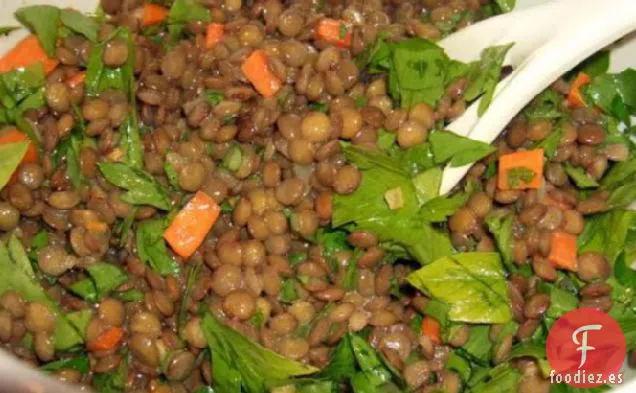 Ensalada Alemana de Lentejas (Linsensalat)