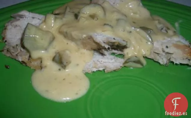 Chuletas De Cerdo Con Salsa De Mostaza