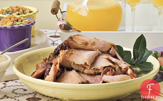 Jamón Cocido con Bourbon y Azúcar Morena