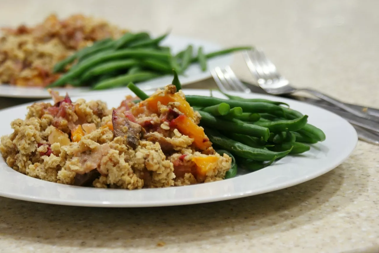 Crumble de Arándanos Rojos